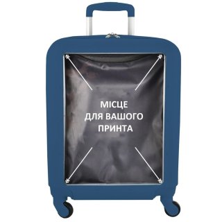 Малый чемодан Semi Line для самолета на 40 л из поликарбоната Синий