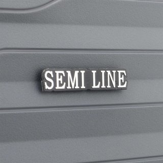 Малый чемодан Semi Line на 34 л весом 2,3 кг из полипропилена Антрацит