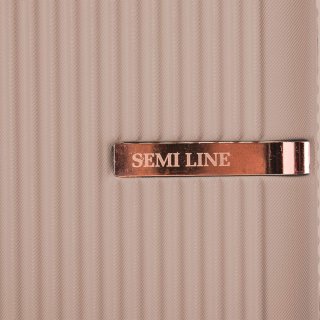 Малый чемодан Semi Line на 38 литров весом 2,83 кг Шампань