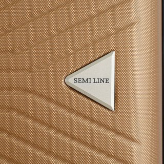 Малый чемодан Semi Line на 41 л ручная кладь весом 2,5 кг Коричневый