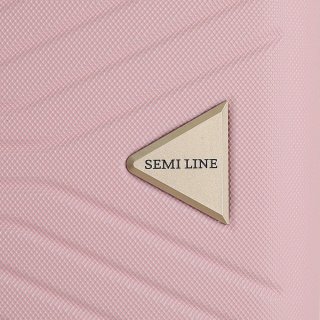 Мала валіза Semi Line на 41 л ручна поклажа вагою 2,5 кг Рожевий