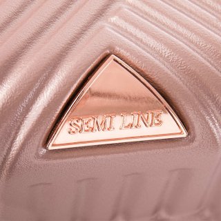 Малый чемодан Semi Line на 41 л ручная кладь весом 2,5 кг Шампань