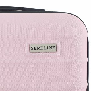 Малый чемодан Semi Line на 41 л весом 2,5 кг Розовый