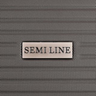 Малый чемодан Semi Line на 46/53 л весом 2,7 кг Серый