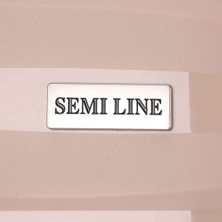 Малый чемодан Semi Line ручная кладь на 34 л весом 2,3 кг из полипропилена Бежевый