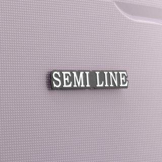 Мала валіза Semi Line ручна поклажа на 34 літри вагою 2,3 з поліпропілену Рожева