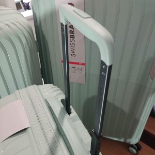 Малый чемодан Swissbrand Narberth ручная кладь на 36 л весом 2,2 кг из полипропилена Бирюзовый