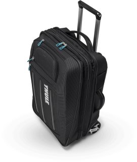 Мала валіза Thule Crossover на 45 л ручна поклажа з нейлону Чорний