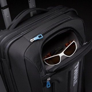 Мала валіза Thule Crossover на 45 л ручна поклажа з нейлону Чорний