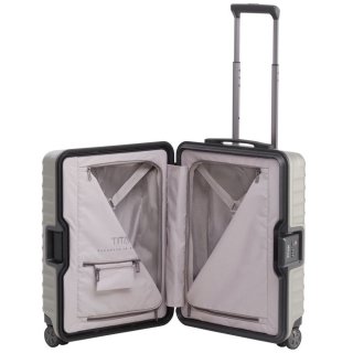 Мала валіза ручна поклажа Titan Litron Frame – 45 л, 3,4 кг Шампань