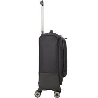 Мала валіза Travelite Crosslite 5.0 ручна поклажа на 37 л вагою 2,8 кг з відділом для ноутбука Чорний