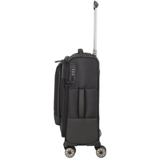 Мала валіза Travelite Crosslite 5.0 ручна поклажа на 37 л вагою 2,8 кг з відділом для ноутбука Чорний