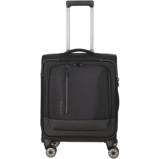 Мала валіза Travelite Crosslite 5.0 ручна поклажа на 37 л вагою 2,8 кг з відділом для ноутбука Чорний