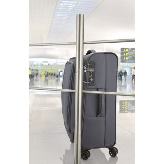 Малый чемодан Travelite Crosslite ручная кладь на 39 л Серый
