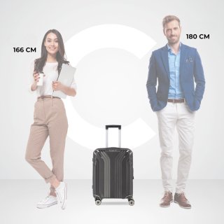 Малый чемодан Travelite Elvaa ручная кладь на 41 л весом 2,6 кг из полиппропилена Черный