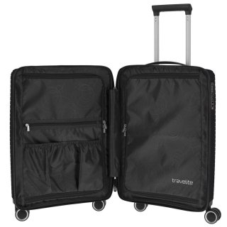 Малый чемодан Travelite Orbita ручная кладь на 37 л весом 2,3 кг из полипропилена Черный