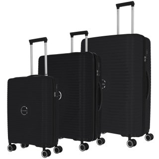 Малый чемодан Travelite Orbita ручная кладь на 37 л весом 2,3 кг из полипропилена Черный