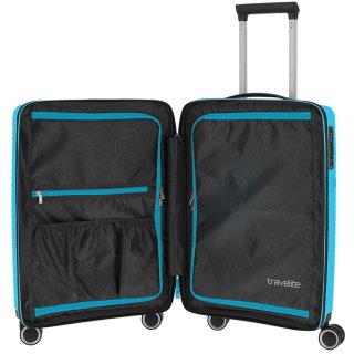 Малый чемодан Travelite Orbita ручная кладь на 37 л весом 2,3 кг из полипропилена Голубой