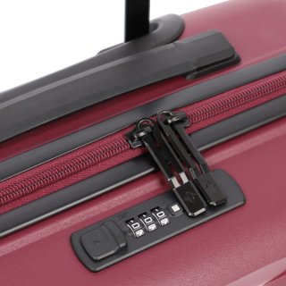 Мала валіза Travelite Trient ручна поклажа на 36 л вагою 2,4 кг із поліпропілену Бордовий