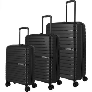 Малый чемодан Travelite Trient ручная кладь на 36 л весом 2,4 кг из полипропилена Черный