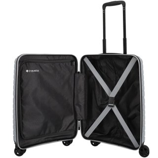 Малый чемодан Travelite Trient ручная кладь на 36 л весом 2,4 кг из полипропилена Серебристый