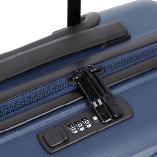 Мала валіза Travelite Trient ручна поклажа на 36 л вагою 2,4 кг із поліпропілену Синій