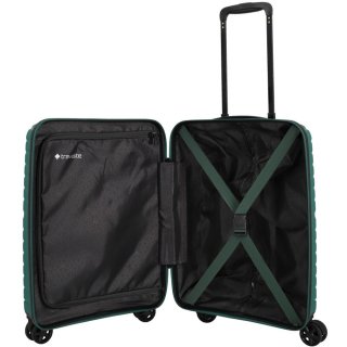 Малый чемодан Travelite Trient ручная кладь на 36 л весом 2,4 кг из полипропилена Зеленый