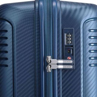 Малый чемодан Travelite ZENIT ручная кладь на 36 л весом 2,5 кг из полипропилена Синий
