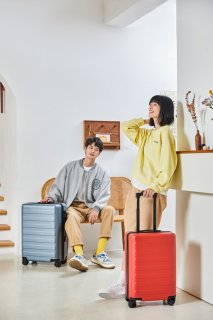 Малый чемодан Xiaomi Ninetygo Business Travel на 33 л из поликарбоната Красный