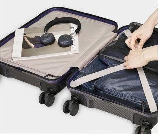 Малый чемодан Xiaomi Ninetygo Lightweight на 35 л из поликарбоната Черный