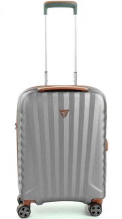 Мала елітна валіза 38 л Roncato E-LITE Titanium/Cognac