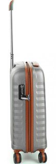 Мала елітна валіза 38 л Roncato E-LITE Titanium/Cognac