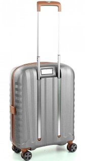 Мала елітна валіза 38 л Roncato E-LITE Titanium/Cognac