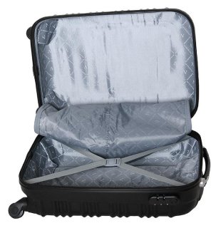 Малый пластиковый чемодан 23 л Vip Collection Nevada 16 Black