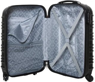 Малый пластиковый чемодан 23 л Vip Collection Nevada 16 Black