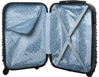 Малый пластиковый чемодан 23 л Vip Collection Nevada 16 Grey