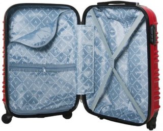 Малый пластиковый чемодан 23 л Vip Collection Nevada 16 Red