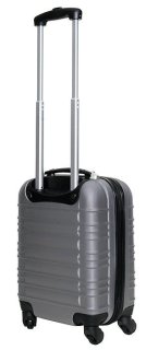 Малый пластиковый чемодан 23 л Vip Collection Nevada 16 Silver