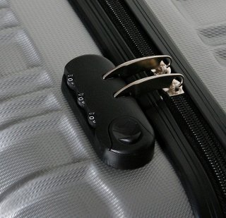 Малый пластиковый чемодан 23 л Vip Collection Nevada 16 Silver