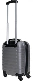 Малый пластиковый чемодан 23 л Vip Collection Nevada 16 Silver