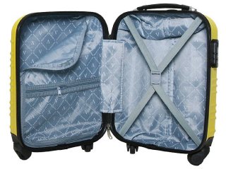 Малый пластиковый чемодан 23 л Vip Collection Nevada 16 Yellow