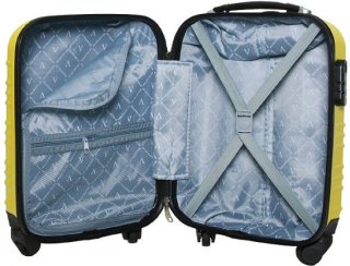 Малый пластиковый чемодан 23 л Vip Collection Nevada 16 Yellow