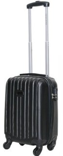 Малый пластиковый чемодан 23 л Vip Collection Panama 16 Black