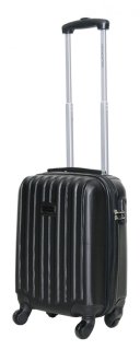 Малый пластиковый чемодан 23 л Vip Collection Panama 16 Black