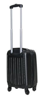 Малый пластиковый чемодан 23 л Vip Collection Panama 16 Black