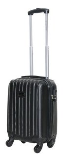 Малый пластиковый чемодан 23 л Vip Collection Panama 16 Black