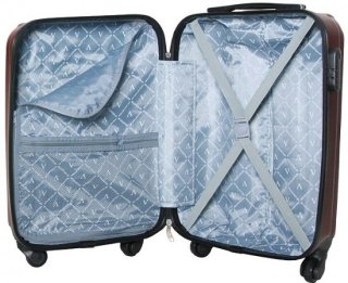 Малый пластиковый чемодан 23 л Vip Collection Panama 16 Bordo