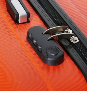 Малый пластиковый чемодан 23 л Vip Collection Panama 16 Orange