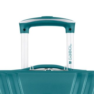 Малый пластиковый чемодан 34 л Gabol Atlanta (S) Turquoise