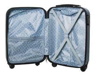 Малый пластиковый чемодан 36 л Vip Collection Benelux 20 Blue